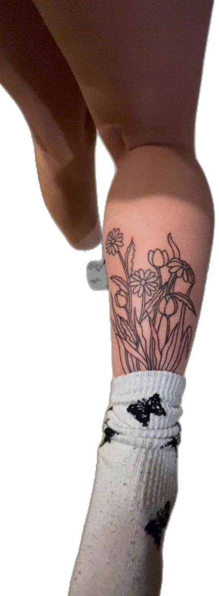 Flower Ankle Tattoo, Shoes Tattoo, Sock Tattoo, Shoe Tattoos, Line Flower, Ankle Tattoo, Flower Tattoos, Coming Out, Flower Tattoo