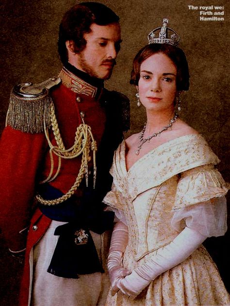 Jonathan Firth and Victoria Hamilton in the movie Victoria and Albert. I adore this movie! Dickens Dress, Lark Rise To Candleford, Penelope Wilton, Prins Albert, The Young Victoria, British Monarchy, Costume Drama, Prince Albert, Movie Costumes