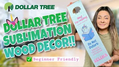 Beginner Sublimation, Dollar Tree Sublimation, Sublimation Tutorial, Sublimation On Wood, Sublimation Items, Tree Signs, Sublimation Printer, Sublimation Blanks, Wood Planks