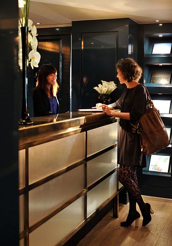 Front Desk | Front desk at Belgraves, a Thompson Hotel | Thompson Hotels | Flickr Hotel Front Desk Aesthetic, Hotel Work Aesthetic, Hotel Receptionist Aesthetic, Hotel Check In, Front Desk Hotel, Western Core, Front Desk Agent, Hotel Desk, Reception Hotel