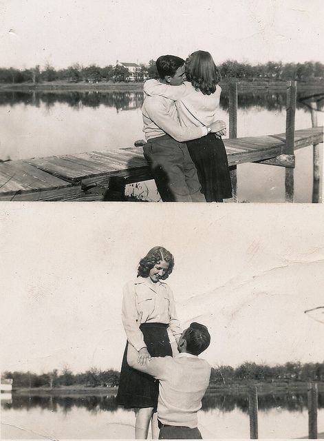 Vintage Proposal. :) | The Longest Ride Grandparent Photo, Old Fashioned Love, Vintage Couples, Adored Vintage, Vintage Romance, Old Love, Old Soul, This Is Love, White Photo