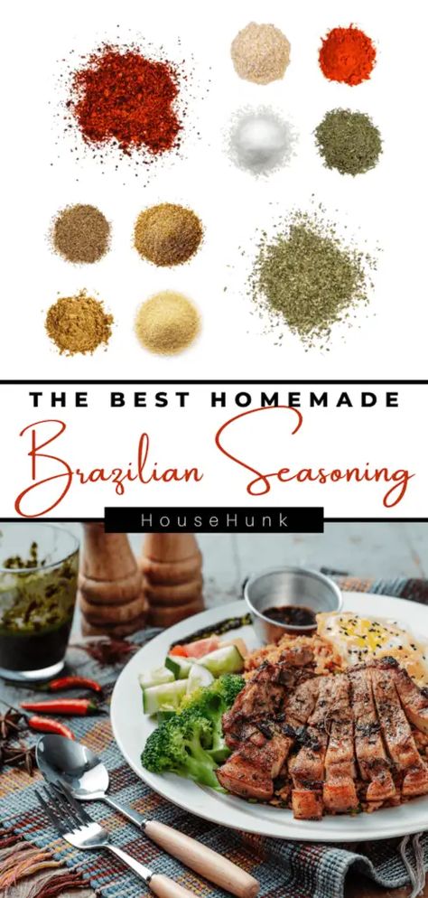 Irish Seasoning Blend, Brazilian Steakhouse Seasoning Recipe, Brazilian Seasoning Recipe, Brazilian Steakhouse Marinade, Brazilian Steak Seasoning, Brazilian Spice Blend, Brazilian Sauce, Brazilian Steak Marinade, Brazilian Seasoning