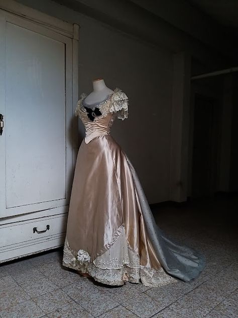 1890s Dress, 1900 Dress, 1800s Dresses, Historical Gowns, Victorian Gown, Victorian Era Fashion, Ancient Dress, 1800s Fashion, History Fashion