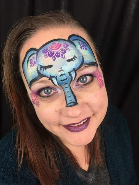 Monkey Facepainting, Elephant Facepainting, Elephant Face Painting, Elephant Face Paint, Circus Face Paint, Kid Face Paint, Monkey Face Paint, Bear Face Paint, Face Paint Animals