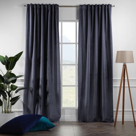 Nosy Neighbors, Extra Long Curtains, Curtains Living Room Modern, Curtain Sizes, Decor Pillows, Window Room, Bedroom Windows, Home Curtains, Velvet Curtains