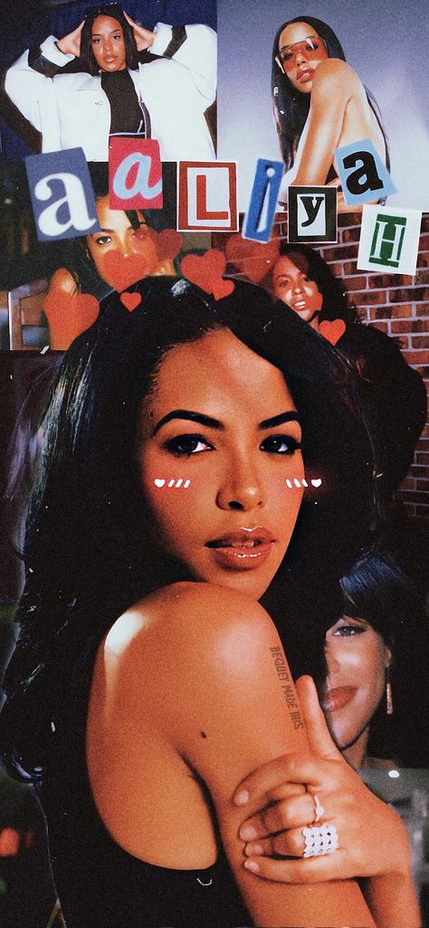 Aliyah Wallpaper Aesthetic, Celebrity Wallpaper Iphone, Baddie Wallpaper Iphone, Aaliyah Aesthetic, R&b Aesthetic, Nicki Minaj Wallpaper, Hood Wallpapers, Aaliyah Pictures, Rapper Wallpaper Iphone