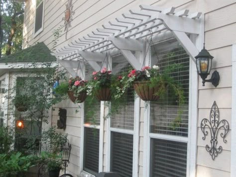 Window Trellis, Window Pergolas, Pergola Cost, Carport Modern, Pergola Metal, Pergola Diy, Window Awning, Exterior Window, Pergola Design