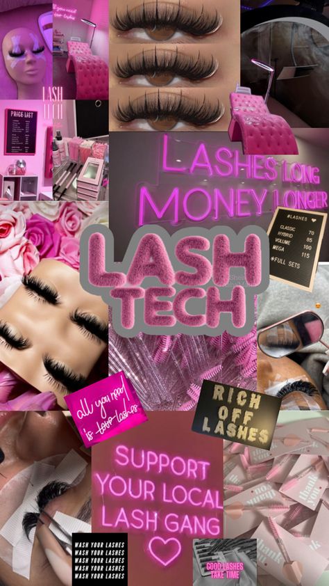 Lash tech vision board 🦋👑 Tech Vision Board, Lash Room Ideas, Eyelash Studio, Tech Room, Beauty Room Salon, Lashes Tutorial, Lash Quotes, Eyelash Tips, Lash Designer