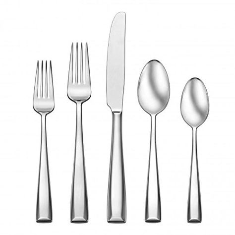 $150 - only 1 review: 4 stars Oneida 89 Piece Prime 18/10 Stainless Fine Flatware Set, ... Spoon Mirror, Stainless Steel Dishwasher, Stainless Steel Flatware, Serving Spoons, Flatware Set, Modern Table, Forks, Outdoor Patio Furniture, Mattress Furniture