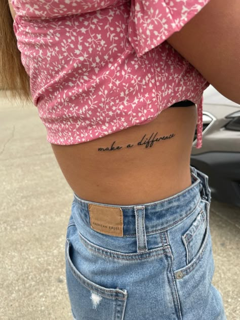 Text Tattoo Side Rib Women, Rib Tattoos For Women Quotes Inspirational, Rib Tattoos For Women Side Tat Ideas, Rib Tattoos For Women Quotes, Rib Tattoos For Women, Ribcage Tattoo, Text Tattoo, Side Tattoos, Rib Tattoo