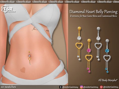 The Sims 4 Belly Button Piercing, Sims 4 Cc Clothes Piercings, Sims4 Belly Piercing Cc, Jewellery Sims 4 Cc, Sims 4cc Accessories, Sims4 Nose Piercing, Sims 4 Cc Belly Button Piercing, Belly Button Piercing Sims 4 Cc, Sims 4 Cc Jewellery