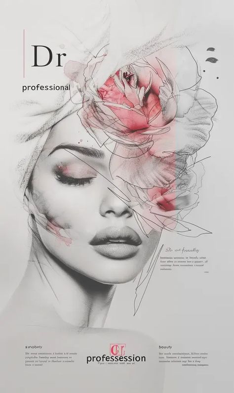 Full Color Image in ai-img-gen.com 🔸 a beautiful elegant poster for a woman's cosmetic clinic with a title name" Dr professional beauty" ... 🔸 From Midjourney AI Image Eye Clinic Poster, Beauty Clinic Poster, Clinic Poster, Elegant Poster, Eye Clinic, Aesthetic Drawings, Cosmetic Clinic, Beauty Clinic, Women Cosmetics