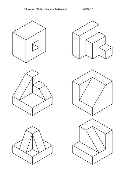 Isometric Drawing Examples, Isometric Sketch, Isometric Drawing Exercises, Isometric Shapes, Orthographic Drawing, Geometric Shapes Drawing, Iphone Wallpaper Earth, Solid Geometry, Interesting Drawings