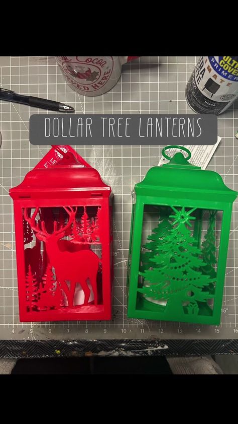 13K views · 576 reactions | DOLLAR TREE LANTERNS they are only 1.25$ I am@obsessed with how amazing these turned out!! I will def be making more they have farmhouse Christmas vibes which happens to be my favorite! Happy crafting!!! #farmhousechristmasdecor #farmhousedecor #farmhousechristmas #diyholidaydecor #craftvideos #diy #ilovecrafting #farmhousecrafts #dollartreecrafts | Eat Sleep Craft Create | Eat Sleep Craft Create · Original audio Dollar Tree Christmas Lanterns Diy, Dollar Tree Lanterns Diy, Diy Christmas Lanterns Ideas, Christmas Lantern Centerpieces, Christmas Lanterns Diy, Christmas Lantern Ideas, Lantern Crafts, Tree Lanterns, Paper Star Lanterns