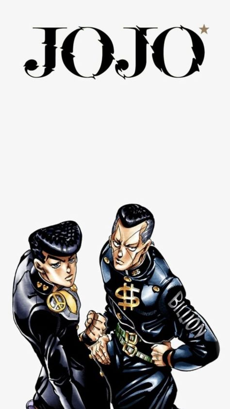 Josuke And Okuyasu Wallpaper, Jojo Wallpapers, Jojo's Adventure, Jojo's Bizarre Adventure Anime, Jojo Anime, Jojo Memes, Black Panther Marvel, Anime Wall Art, Jojo Bizzare Adventure