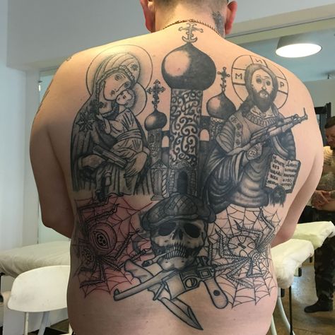 Russian Tattoos, Jail Tattoos, Russian Prison Tattoos, Russian Tattoo, Evil Tattoos, Girls With Sleeve Tattoos, Prison Tattoos, Neck Tattoo For Guys, Full Body Tattoo