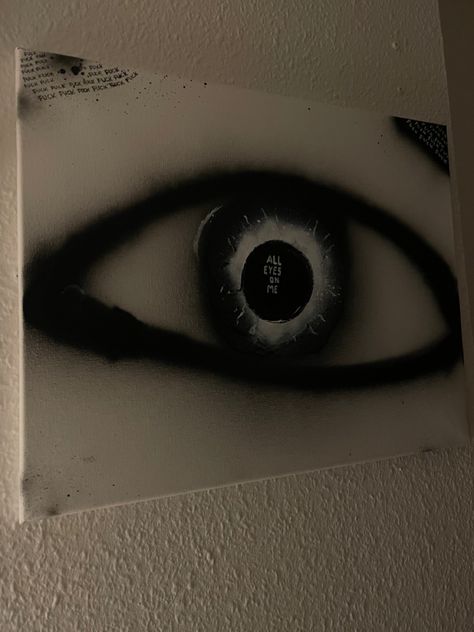 Painting Of An Eye, Eyes On Me, All Eyes On Me, All Eyes, Close Your Eyes, Spray Painting, An Eye, All About Eyes, Spray Paint