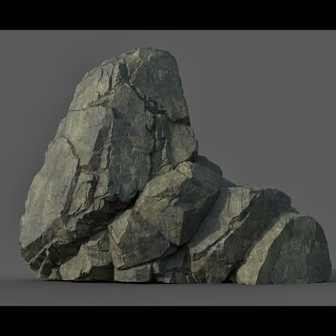 ArtStation - Sharp_Rock_Formation, Alen Vejzovic Rock Concept Art, Rocks Reference, Rock Reference, Pile Of Rocks, Mountain Rocks, Concept Art Design, Mountain Rock, Drawing Rocks, Rock Cycle