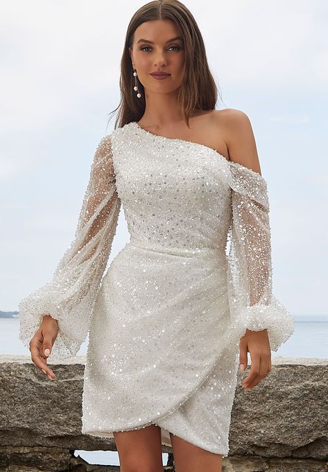 Randy Fenoli Dresses, Sparkly Reception Dress, Sparkly White Dress, After Party Dress, After Wedding Dress, Party Dress Night, Wedding Gown Preservation, Glitter Wedding Dress, Sparkly Wedding Dress