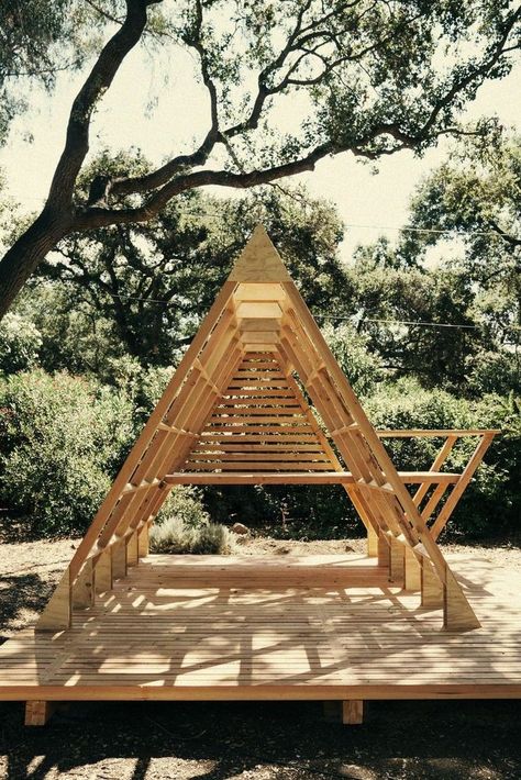 Frame Playhouse, A Frame Playhouse, Exterior Balcony, Client Board, Backyard Structures, Welding Design, Architectural Design Studio, Jackie Stewart, Bamboo Structure