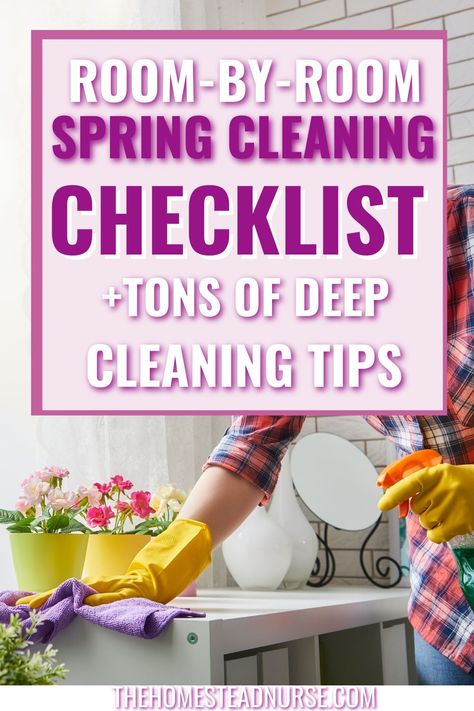 Deep Cleaning Lists, Spring Cleaning Schedules, House Cleaning Schedule, Spring Cleaning Challenge, Cleaning Checklist Printable, Deep Cleaning Checklist, Deep Cleaning House, Deep Cleaning Hacks, Spring Cleaning Checklist