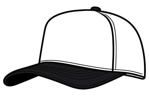 Trucker Hat, Mesh Cap template illustration, Blank black Trucker Hat Vectorize for designers. Trucker Hat Template, Cap Template, Hat Illustration, Hat Template, Black Trucker Hat, Mesh Cap, Logo Banners, Cityscape Photos, Heart With Arrow