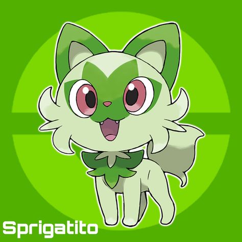 Gen 9 Starter Pokemon – Sprigatito Pokemon Sprigatito, Starter Pokemon, Pokemon, Green, Pokémon