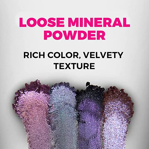 Eyeshadow Colors, Mineral Eyeshadow, Eyeshadow Shades, Pigment Eyeshadow, Mineral Pigments, Mineral Powder, Colorful Eyeshadow, Loose Powder, Intense Colors