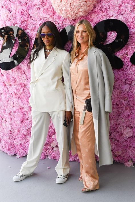 Dior Suit Women, Suits And Sneakers, Lily Donaldson, Kim Jones, Naomi Campbell, Suit Pants, Kate Moss, Trouser Suits, Bella Hadid