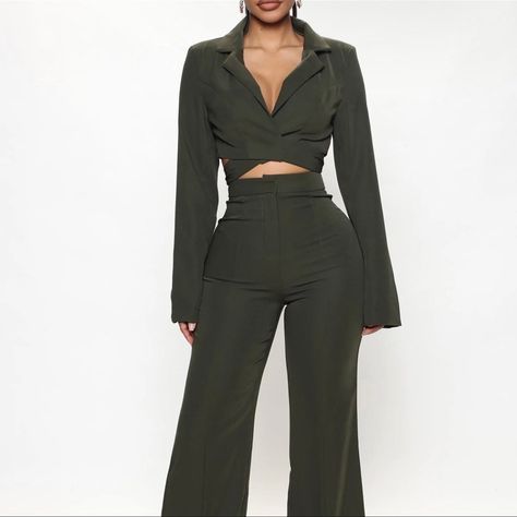 New With Tags Size Medium Long Inseam On Pants Reasonable Offers Welcome Fashion Nova Sets, Pink Lace Jumpsuit, Yodit Yemane, Blazer Collar, Fashion Nova Jumpsuit, Spaghetti Strap Rompers, Street Fits, Work Fits, Business Chic