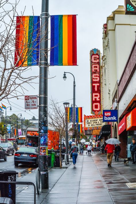 San Francisco Mexico, The Castro San Francisco, Adios Bahamas, Castro Street San Francisco, San Francisco Castro, Castro San Francisco, Sf Aesthetic, San Francisco At Night, San Francisco Neighborhoods