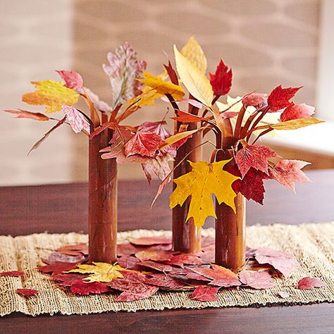 Leaf Creations, Deciduous Forest, Leaf Projects, Eco Friendly Art, Leaf Crafts, Real Leaves, Autumn Crafts, Creative Challenge, Fall Leaf