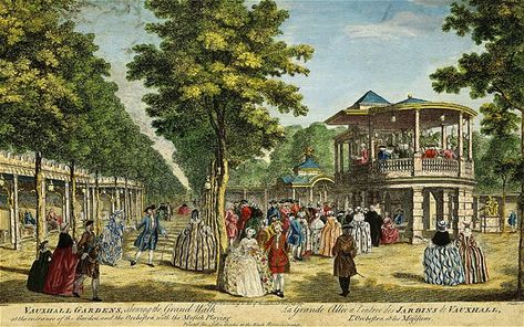 The pleasure gardens of 18th-century London | OUPblog Vauxhall Gardens, 18th Century London, Georgian Culture, Georgian London, Pleasure Garden, Regency London, Historical London, William Hogarth, Regency England