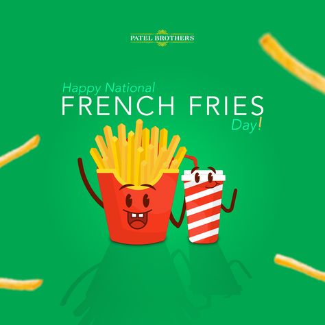 There is nothing better than crispy french fries tossed in chaat masala and loaded with spicy, scrumptious flavors. French fries date back to 17th century Belgium and are now a worldwide favorite. Grab yourself a big bucket of tasty fries and celebrate the day.  _________________________________ #PatelBrothers #Swad #nationalfrenchfriesday #vegetarian #frenchfries #vegetarianmeal #food #foodporn #foodie #fastfood #yummy #foodstagram #foodlover #delicious #instagood #frieslover #homemade French Fries Day, Big Bucket, Crispy French Fries, Chaat Masala, French Fries, 17th Century, Creative Ideas, Food Lover, Belgium