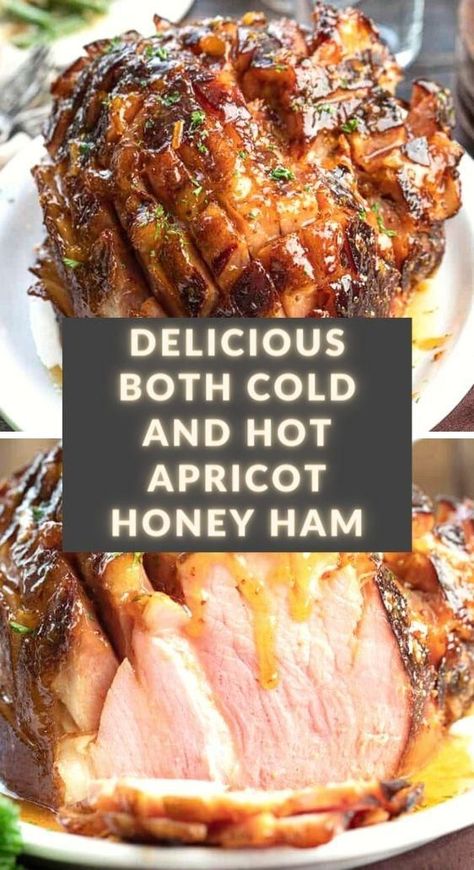 Apricot Ham Glaze, Homemade Ham Glaze, Homemade Glaze, Apricot Preserves, Roasted Ham, Ham Glaze Recipe, Honey Glazed Ham, Honey Ham, Canned Ham