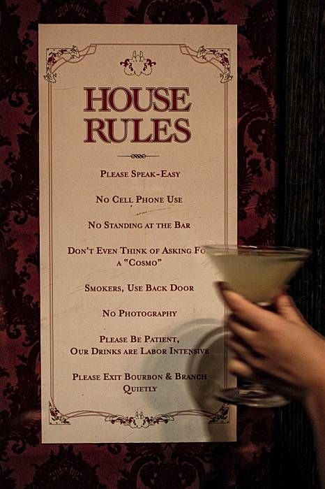 house rules at bouboun & branch Roaring 20s Birthday Party, Roaring 20s Birthday, Mafia Party, Cafe Design Inspiration, Prohibition Party, Speakeasy Decor, Speakeasy Party, Masquerade Ball Party, Sweet Sixteen Birthday Party Ideas