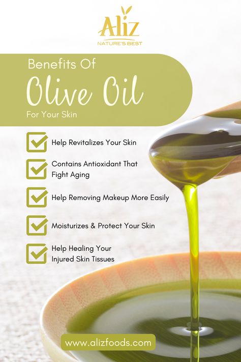 Aliz olive oil is not only a healthy oil for cooking and consumption, but it also has potential benefits for the skin. Here are some of the potential benefits of using Aliz olive oil for skin: Moisturizing: Aliz olive oil is rich in healthy fats and antioxidants, which can help nourish and hydrate the skin. It can be used as a natural moisturizer for dry skin, especially in the winter months. Natural Moisturizer For Dry Skin, Olive Oil Benefits Skin, Olive Oil For Skin, Olive Oil Skin Care, Olive Oil Benefits, Healthy Cooking Oils, Natural Skin Care Ingredients, Oil For Skin, Skin Tissue