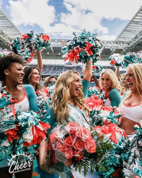 Miami Dolphins Cheerleaders on Instagram: "For her leadership on and off the field, dedication, and hard work, Captain @Jozieschroder is our @Miamidolphins 2022 #ProBowl Cheerleader! 🤩🧡" Miami Dolphins Cheerleading, Nfl Cheerleading, Looking Into The Future, Miami Dolphins Cheerleaders, Back Of My Mind, Nfl 49ers, 5 Year Plan, Cheer Team, Nfl Cheerleaders