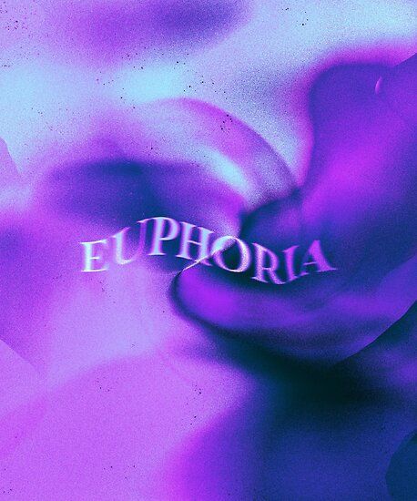 Euphoria Poster, Poster Poster, Purple, Wall, Blue, White