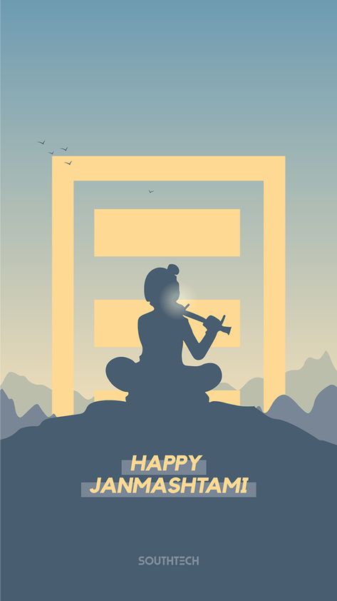 Happy Janmashtami, Illustration Graphic Design, Graphic Design Adobe, Adobe Illustrator, Illustrator, Graphic Design, Movie Posters, Quick Saves, Design