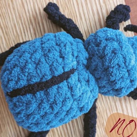 Kat on Instagram: "Dudley the Dung Beetle ✨ Free No Sew Pattern ✨ 
Correction - row 8- FLO- Dec, SC 4, sc-inc, hdc-inc x 5, sc-inc, SC 3 (22)

(Sorry for the typo - perfection is a hard thing to maintain, thank you beautiful people for being amazingly you!) 

He was created in the spirit of turning negativity into inspiration! 

Thank you to my amazing top secret pattern testers for helping me turn him into reality! 
@crochetingcrap 
@persephone.makes
@bumbeeworks 
@thecrochetpsych 
@honeymintcrochet 
@soft.spoken.charms 
@treatpeoplewithkrochet 

In our POS era. ❤️🪲

Btw... The PDF version is available on my Etsy page. Totally unnecessary unless you're a hard copy enthusiast like myself. ❤️

#free #freepatternsamigurumi #freepattern #crocheteveryday #crochet #pattern #crochetplush #croch Crochet Beetle Pattern Free, Crochet Bug Free Pattern, Amigurumi Insects, Crochet Beetle, Dung Beetle, Crochet Brooch, Soft Spoken, No Sew, Top Secret