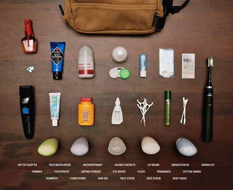 How to Pack a Dopp Kit Like a Pro - Gear Patrol Travel Bag Essentials, Map Vintage, Mens Travel, Mens Travel Bag, Scrapbook Printables, Dopp Kit, Travel Toiletries, Packing Tips For Travel, Travel Kits