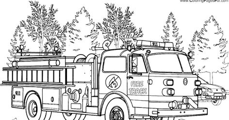 Firetruck Coloring Pages, Firefighter Coloring Pages, Barbie Coloring, Barbie Coloring Pages, Truck Coloring Pages, Coloring Pages For Adults, Fire Rescue, Fire Truck, Kids Entertainment