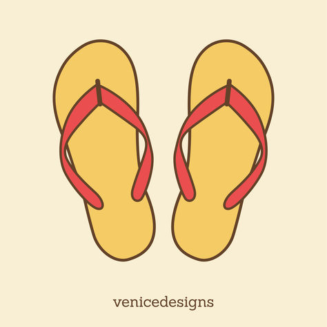 Slippers Design Clipart Flip Flop Drawing, Slippers Drawing, Cute Vector, Graphics Drawing, Graphic Design Elements, Beach Slippers, Flip Flop Slippers, Simple Wallpapers, Funky Art