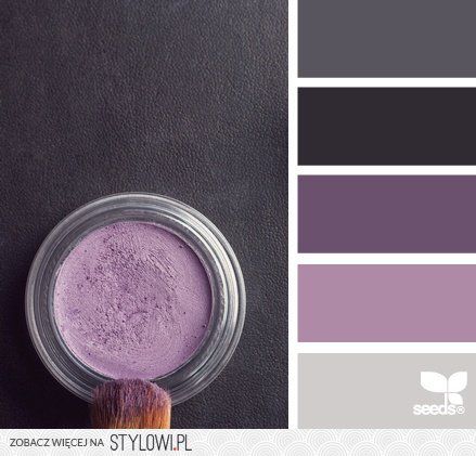 Purple Grey Paint Color, Bedroom Colors Purple, Purple Wall Color, Grey Purple Paint, Apartment Color Schemes, Purple Paint Colors, Bedroom Purple, Color Schemes Design, Purple Color Schemes