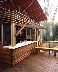 Wooden Summer House, Small House Architecture, Butterfly Pavilion, Traditional Porch, Cahuita, Bar Shed, Pub Sheds, Outside Bars, Bar Exterior