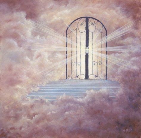 Heaven Images, Memorial Video, Heaven Painting, Stairs To Heaven, Heaven's Gate, Heaven Art, Art Appliqué, Prophetic Art, Stairway To Heaven