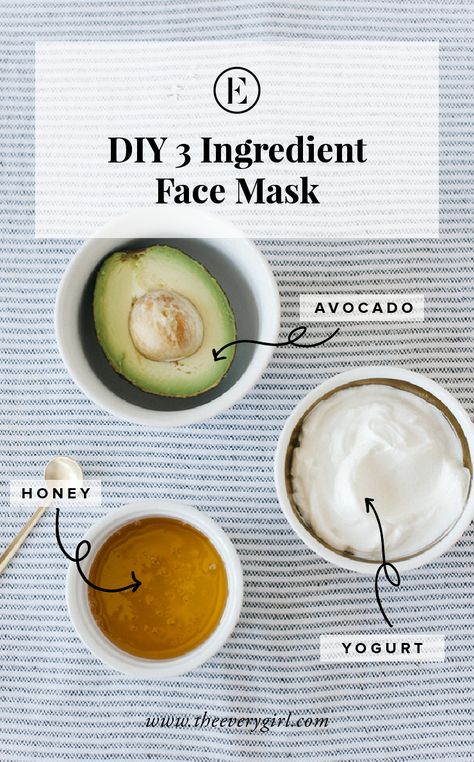 Yogurt Face Mask, Avocado Beauty, Skin Tightening Mask, Avocado Mask, Avocado Face Mask, Honey Yogurt, Honey Face Mask, Honey Face, Homemade Mask