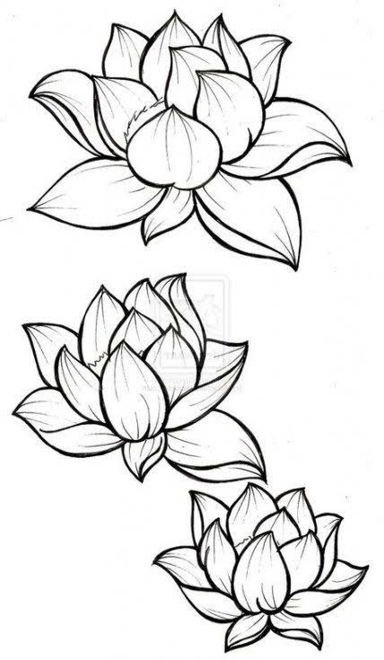 Lotus Blossom Tattoos, Hur Man Ritar Blommor, Lotus Flower Drawing, Lotus Drawing, Thumb Tattoos, Lotus Flower Tattoo Design, Lotus Flower Art, Idee Cricut, Blossom Tattoo