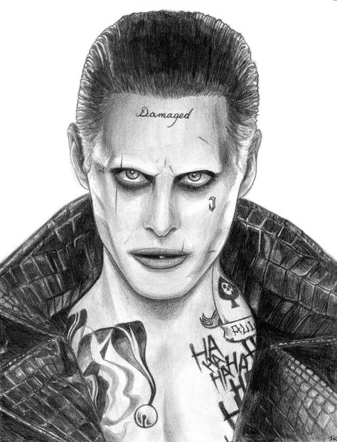 Joker Art Drawing, Joker Sketch, Joker Drawing, Joker Tattoo Design, Etching Tattoo, Leto Joker, Joker Drawings, Harley Quinn Drawing, Joker Artwork